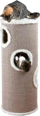 Produktbild von TRIXIE Kratztonne Edoardo 100 cm Braun und Creme 4338