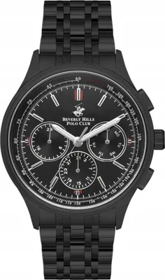 Produktbild von Herrenuhr BEVERLY HILLS BP3556X.650 in Schwarz - ein modisches Geschenk.