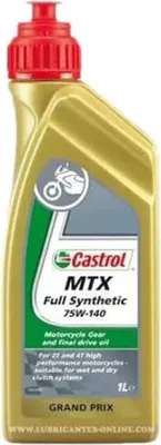 Produktbild von Castrol Mtx Full Synthetic 75w140 1l Motoröl Golden  Golden One Size