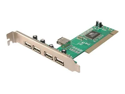 Obrázek produktu pro LogiLink PCI Card USB 2.0 4+1 Port - USB-Adapter