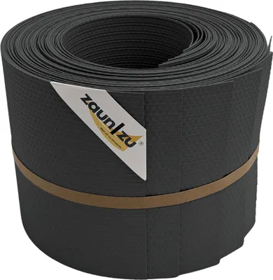 Produktbild von 10x Sichtschutzstreifen PP zaun|zu DELUX-R Einzelstreifen 2,55m Anthrazit 10x 2,55m