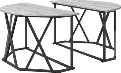 Productafbeelding van vidaXL Salontafel Sonoma-grijs, 80 x 80 x 42 cm