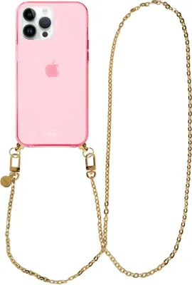 Produktbild von Dreamy Cord Hülle Pink - Long Cord  - Kompatibel mit iPhone 14 Pro