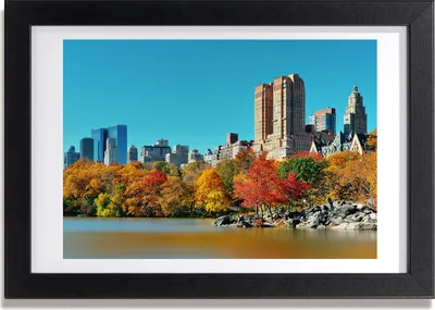 Produktbild von Bild 30x20 MDF-Rahmen, Wandkunst New York im Herbst