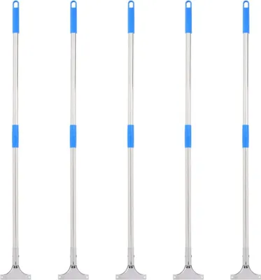 Produktbild von Bodenabzieher-Stiele 5 Stk. 119,5 cm Stahl und Kunststoff