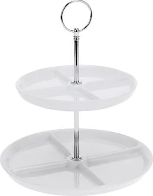 Produktbild von Home Elements Porzellan-Etager, 2 Etagen