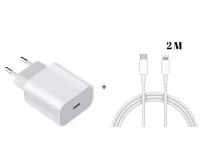 Produktbild von 20W Ladegerät USB C für iPhone Ladekabel Schnell 11 12 13 14 Pro Max Adapter 2 Meter NEU