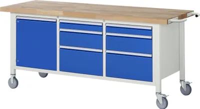 Produktbild von Rau Fahrbare Werkbank Modell 8570 BxTxH 2000x700x880mm