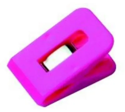 Produktbild von Briefklemmer Signal 1 25x43mm VE=100 Stück pink
