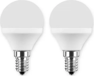 Zdjęcie produktu dla BLULAXA LED-Lampe Mini Globe, E14, 5 W, 470 lm, 2700 K, 2 Stück