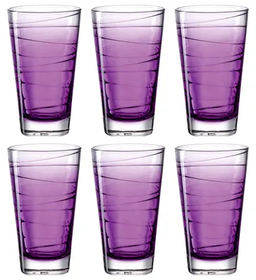 Produktbild von LEONARDO Vario, Violett, Glas, 6 Stück(e), Kegel, 280 ml, 75 mm