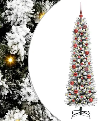 Obrázok produktu pre vidaXL Umelý vianočný stromček so 150 LED diódami so stojanom biely 150 cm