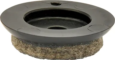 Produktbild von Wagner QuickClick Einsatz Möbelgleiter ULTRASOFT zum Aufdrücken ø 25mm, schwarz, 4 Stück