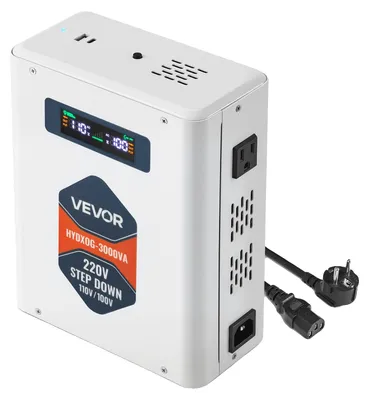 Zdjęcie produktu dla Vevor Przetwornica Napięcia 3000Va Obniżająca 220V Na 110V Z Usb Lcd