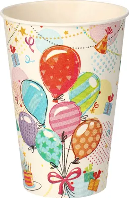 Produktbild von PAPSTAR Papp-Trinkbecher "Fete" 0,2 l