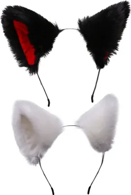 Produktbild von Fuchs Ohren Stirnband Anime Tier Stirnband Katzenohren Stirnband,B