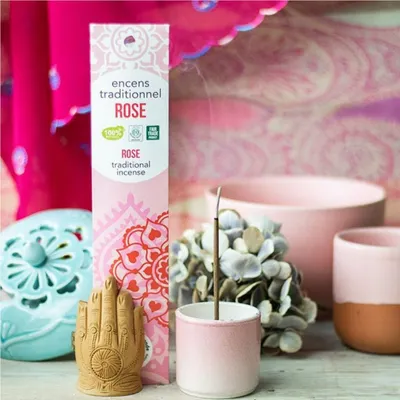Produktbild von Indische Rose Räucherstäbchen