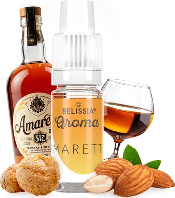 Produktbild von Belissia Lebensmittelaroma - Amaretto - Hochdosiertes Lebensmittel Aroma 10ml