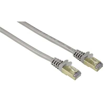 Produktbild von Hama 8p8c (RJ45) male plug - 8p8c (RJ45) male plug, 1,5 m, RJ-45, RJ-45, Grau