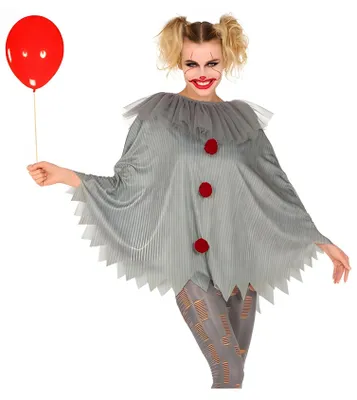 Obrázek produktu pro Widmann - Kostým Horror Klaun, Pončo, Joker, Mottoparty, Halloween