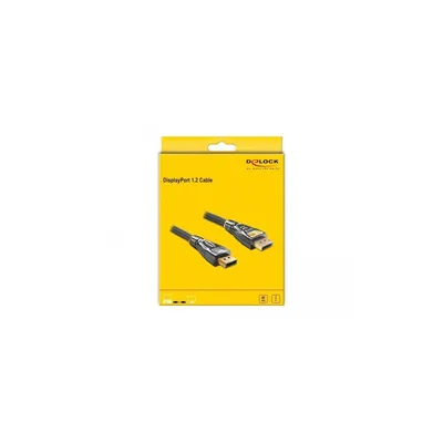 Produktbild von Delock - DisplayPort-Kabel - DisplayPort (M) zu DisplayPort (M) - 2 m - Anthrazit