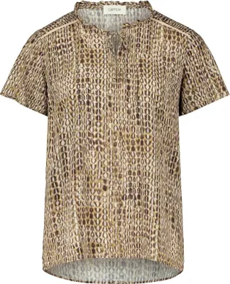 Produktbild von Bluse Kurz 1/2 Arm 5819 Khaki/Nature Größe 38