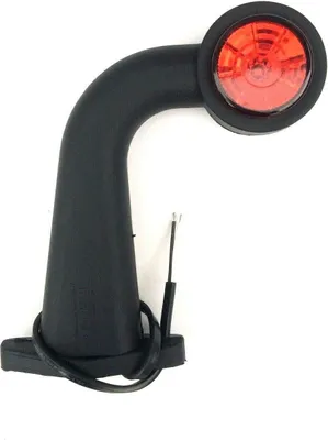 Produktbild von Fristom LED Umrissleuchte Begrenzungsleuchte Seitenleuchte am Gummiarm für Anhänger, Trailer, Wohnwagen, LKW