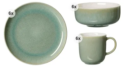 Produktbild von Frühstücks-Set 18 tlg. Borneo