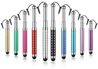 Zdjęcie produktu dla Rysik uniwersalny stylus pen touch z klipsem 10 sztuk