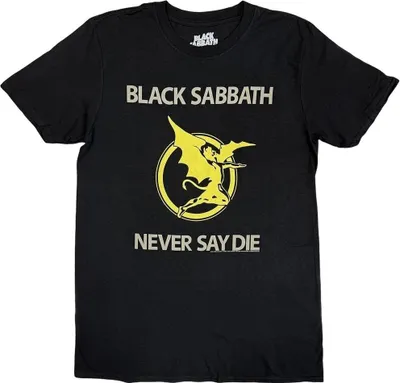 Produktbild von Black Sabbath Never Say Die Black L T-Shirt