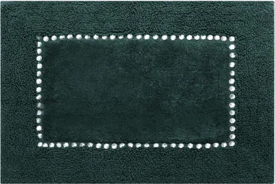Zdjęcie produktu dla Elegancki dywanik łazienkowy 50X70 Cm Ciemnozielony
