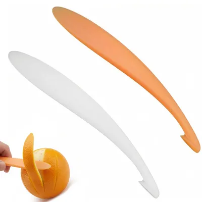 Orangenschäler 2er-Set, PP-Kunststoff, ergonomisch, 15 cm