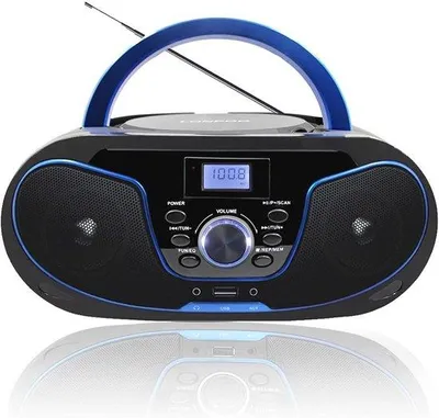 Obrázek produktu pro Dětský CD přehrávač s Bluetooth, FM rádiem a USB