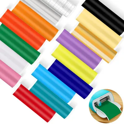 Plotterfolie Smart Vinyl 15 Stück 14x30,5 cm für Cricut Joy