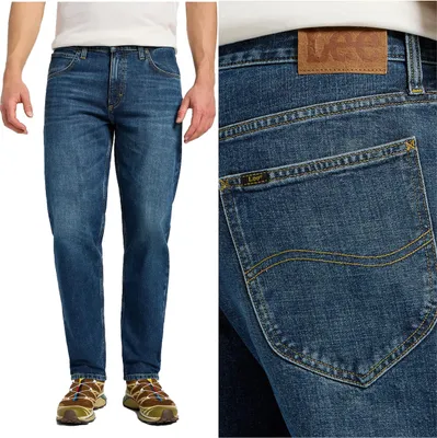 Produktbild von Lee OSCAR Eclipse Blaue locker geschnittene Denim-Hose ohne Stretch W32 L32