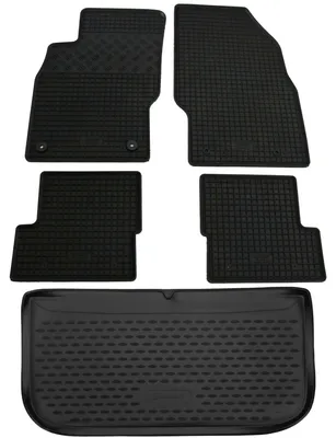 Produktbild von Gummi Kofferraumwanne + Fußmatten Set für Opel Adam, Bj. 2013-2019