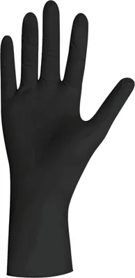 Produktbild von 1000 Latexhandschuhe Select Black Gr. XL - unsteril - schwarz - Einmalhandschuhe