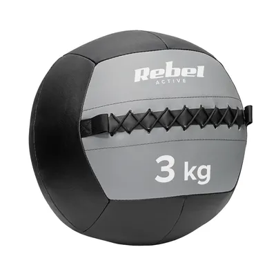 Image de Rebel Active Medizinball 3 kg pour le fitness et la rééducation