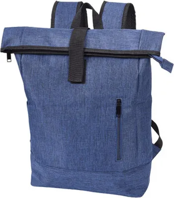Produktbild von L-merch 56-08196 | Rucksack Messenger Laptop-Rucksack - Farbe: Blue - Größe: 28,5 x 12 x 40,5 cm