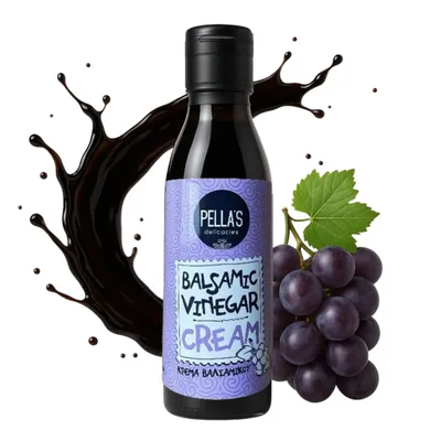Produktbild von Pella’s Balsamico-Creme aus Trauben 250 ml – Premium Dressing-Sauce aus Griechenland