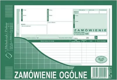 Produktbild von Michalczyk i Prokop Bestellformular-Block A5 331-3