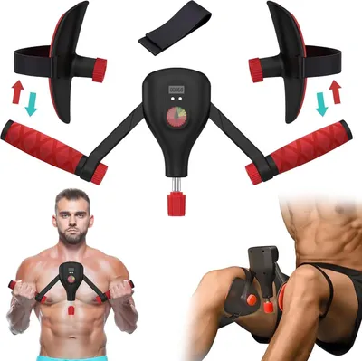 Produktbild von Oberschenkel- und Beckenboden-Trainer mit LCD-Zählung für zu Hause - multifunktionaler Armtrainer Oberschenkel-Trainer