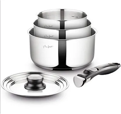 Immagine prodotto di Lt1009 Set Di Pentole In Acciaio Inossidabile 5 Pezzi Kims Lamart