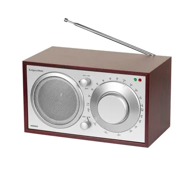 Immagine prodotto di Kruger&Matz KM0823 Radio analogica portatile AM/FM, marrone
