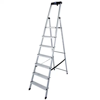 Produktbild von Krause Stehleiter  126351 Stufen-Safety Alu-Leiter. 7 Stufen