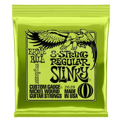 Produktbild von Ernie Ball 8-Saiter Slinky Nickel Wound 10-74 (2629)