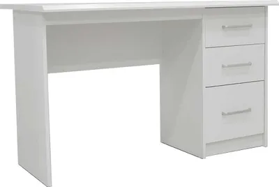 Immagine prodotto di Scrivania Mateo 121x60x75cm con tre cassetti - bianco