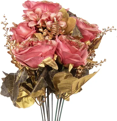 Produktbild von Clayre & Eef Kunstblume 50 cm Rosa Kunststoff