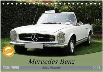 Immagine prodotto di Mercedes Benz - Preziose meraviglie (calendario da tavolo 2024 formato DIN A5 orizzontale), CALVENDO: Questo calendario affascina con le sue immagini brillanti di questa prestigiosa marca automobilistica (CALVENDO Mobilità)