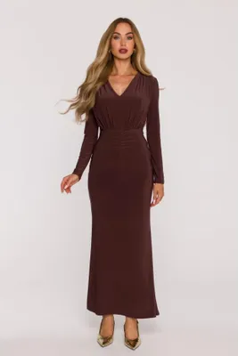 Produktbild von BeWear Maxikleid für Frauen Autoztion M891 braun S